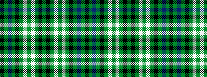 idealised woven sample of pattern GKGWGWGKGBGK