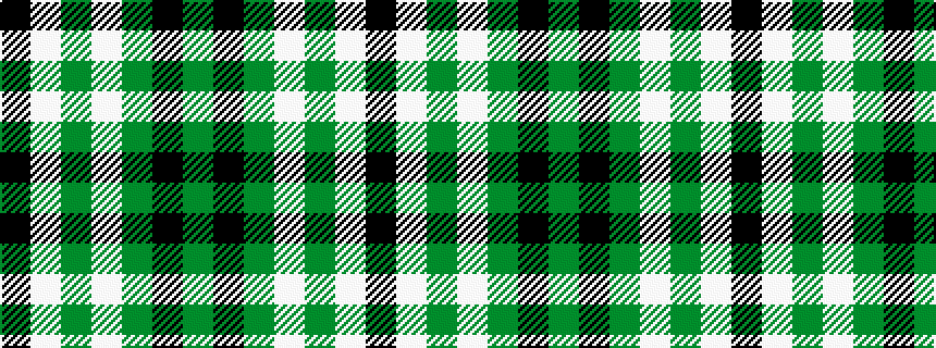 idealised woven sample of pattern GKGWGWK
