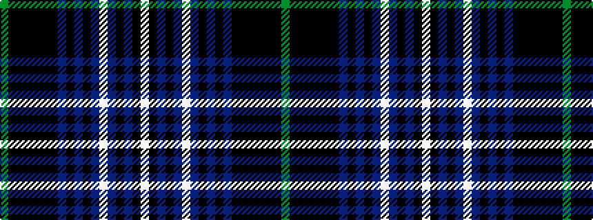 idealised woven sample of pattern GKKKKKKBKBKBWBKBKW