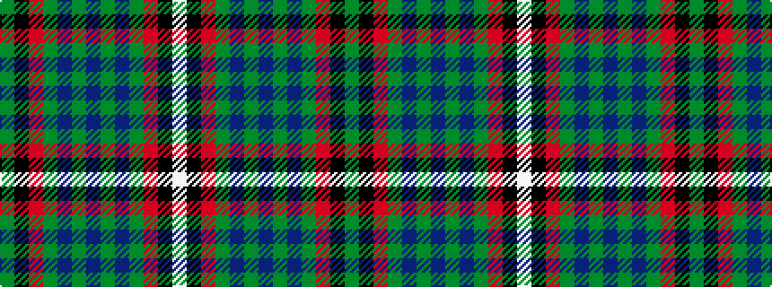 idealised woven sample of pattern GKRGBGBGBGRKW