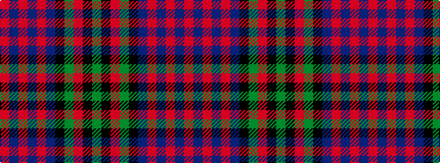 idealised woven sample of pattern GKRGKBRBRBR