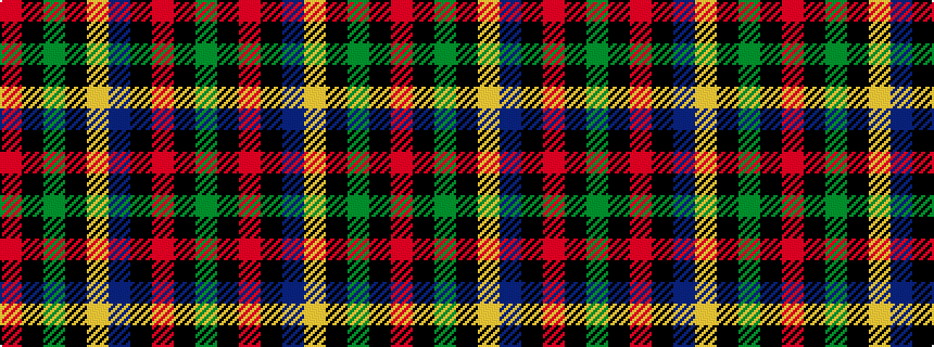 idealised woven sample of pattern GKRKBYKGKR