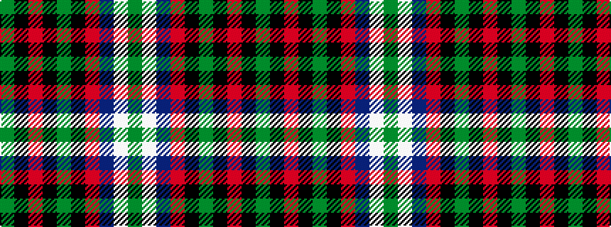 idealised woven sample of pattern GKRKGKRBWG