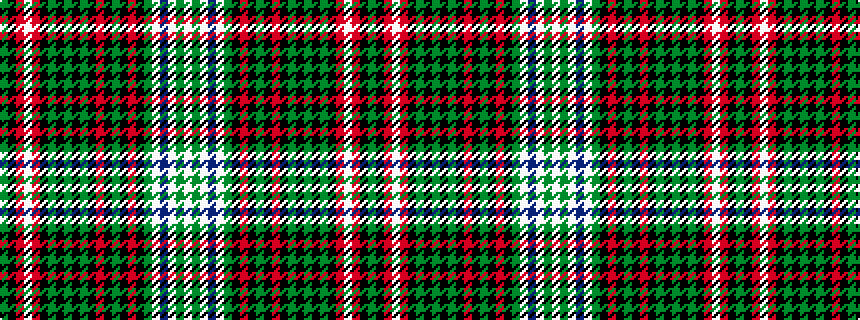 idealised woven sample of pattern GKRWRKGKGKGKRKGKRKGWBWGW
