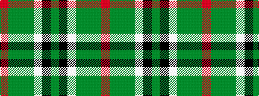 idealised woven sample of pattern GKWGGGR