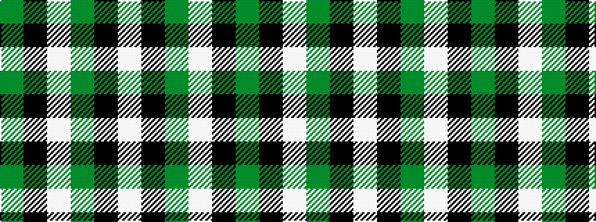 idealised woven sample of pattern GKWGKW