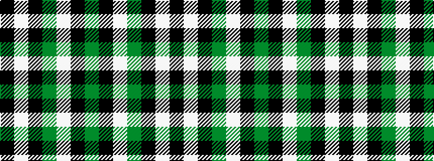 idealised woven sample of pattern GKWGKWK