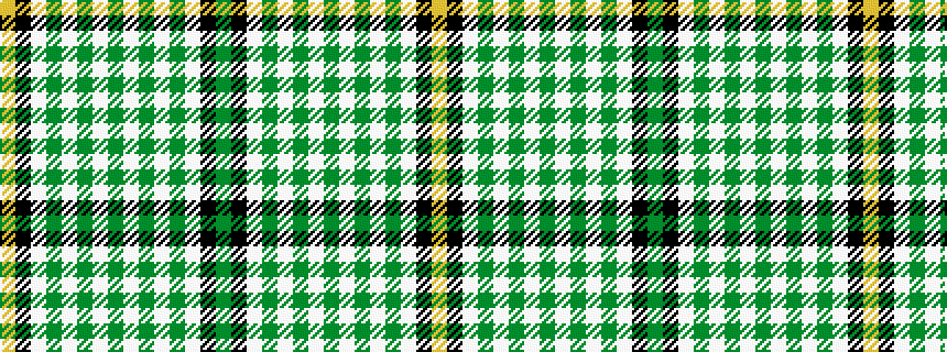 idealised woven sample of pattern GKWGWGWGWGWGWKY