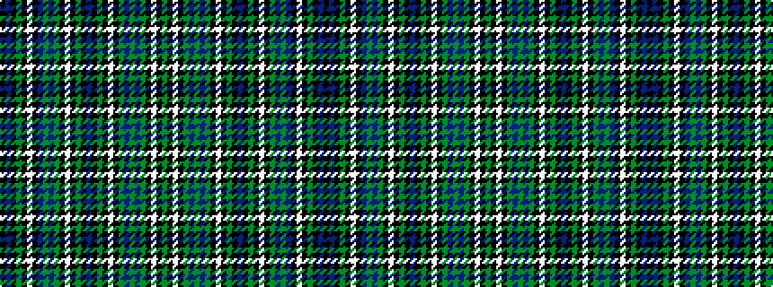 idealised woven sample of pattern GKWKGBGBGKWKGKBKGKWKGBGBKWKGKBK