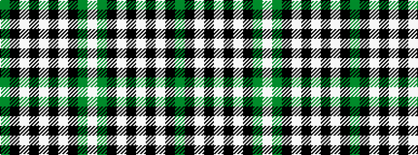 idealised woven sample of pattern GKWKWKWKGW