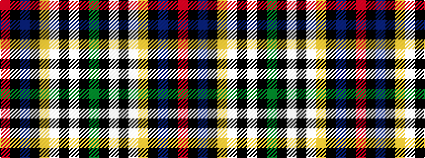 idealised woven sample of pattern GKWKWYKBKR