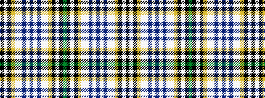 idealised woven sample of pattern GKWKYWWBWBWBWWYKWK