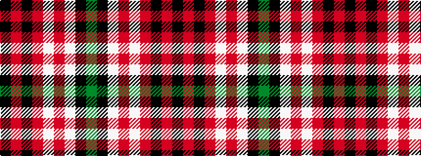 idealised woven sample of pattern GKWRWRKRK