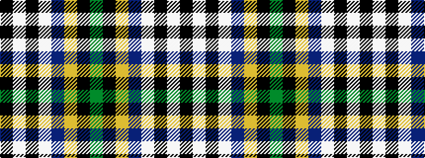 idealised woven sample of pattern GKYBWKWK
