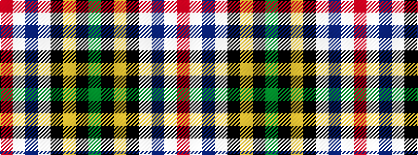 idealised woven sample of pattern GKYKWBWR