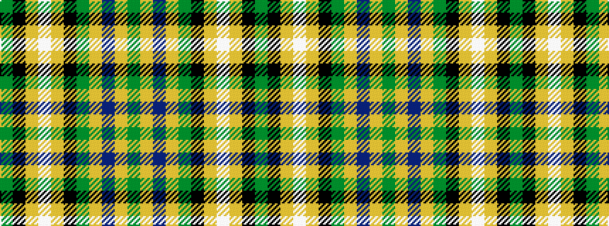 idealised woven sample of pattern GKYWYKGYBYG