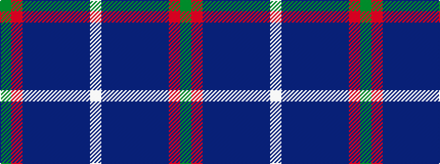 idealised woven sample of pattern GRBBBBBBW