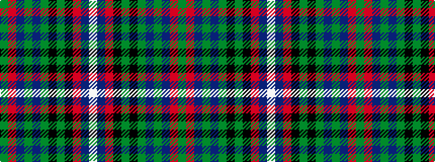 idealised woven sample of pattern GRBGBGKGKRBW