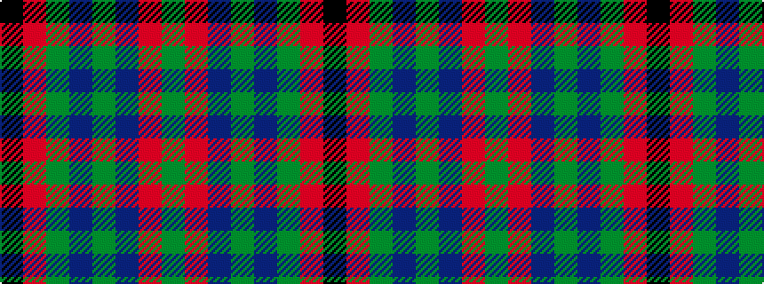 idealised woven sample of pattern GRBGBGRK