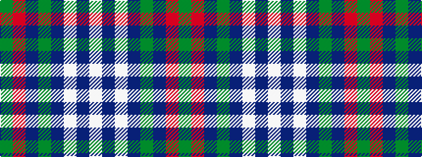 idealised woven sample of pattern GRBGBWBW