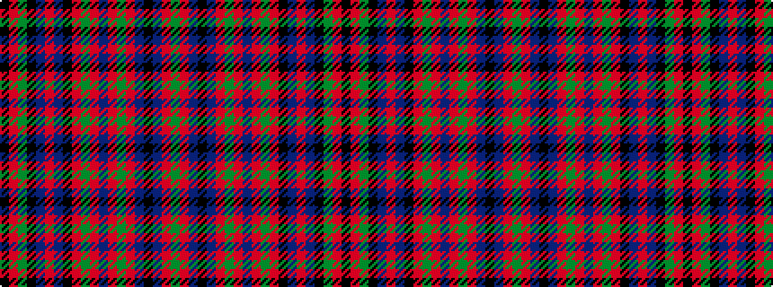 idealised woven sample of pattern GRBKBRGRBRGRKBRBKGRK