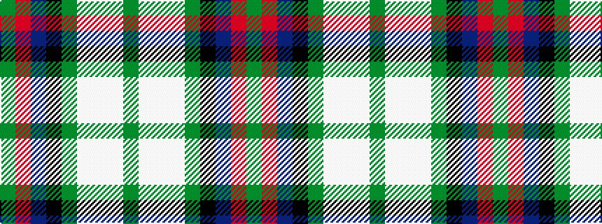 idealised woven sample of pattern GRBKGWWWG