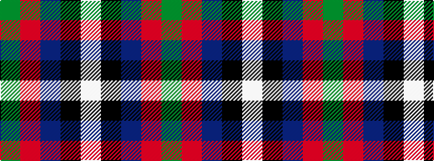 idealised woven sample of pattern GRBKW