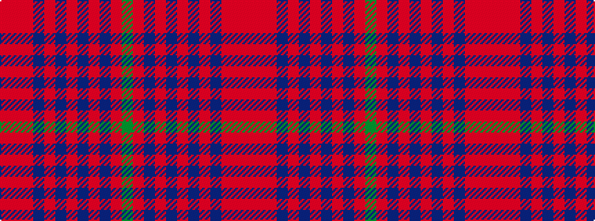 idealised woven sample of pattern GRBRBRBRBRRR