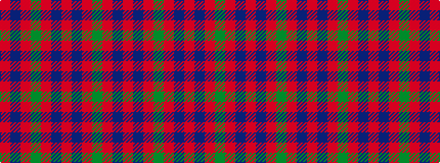 idealised woven sample of pattern GRBRBRGRBR