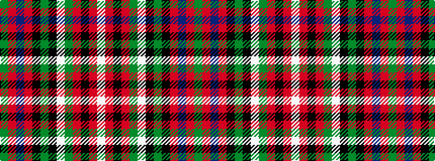 idealised woven sample of pattern GRBRKGKWGRKRW