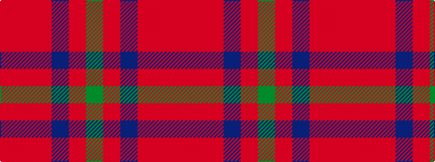 idealised woven sample of pattern GRBRRR