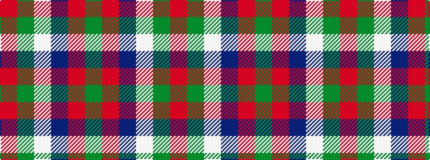 idealised woven sample of pattern GRBWGR