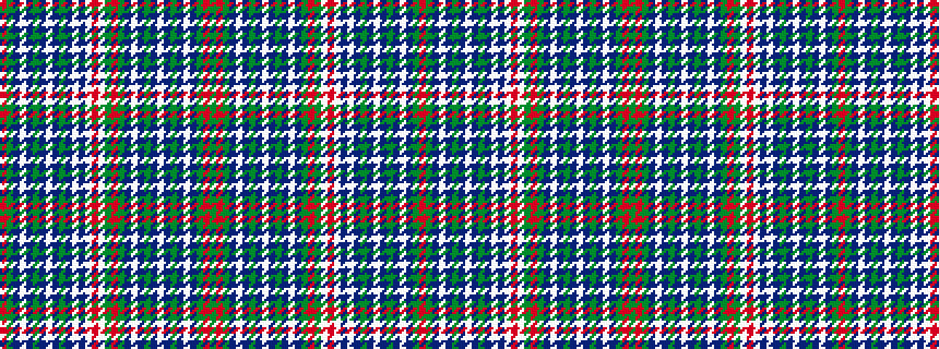 idealised woven sample of pattern GRGBWBGBWBGBWBGRGWRWBWBGBWBGBWBGR