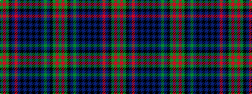 idealised woven sample of pattern GRGKBGBKBKBKBKBRBKGRG