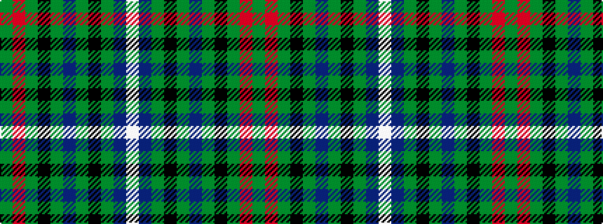 idealised woven sample of pattern GRGKGBGKGBW