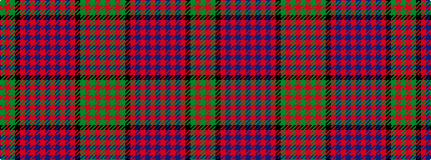 idealised woven sample of pattern GRGKRBRBRBRBRBRKGRGRG