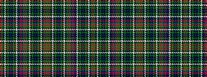 idealised woven sample of pattern GRGKWKGKBKGKWKGRGBRBKWKGKBKGKWKGR