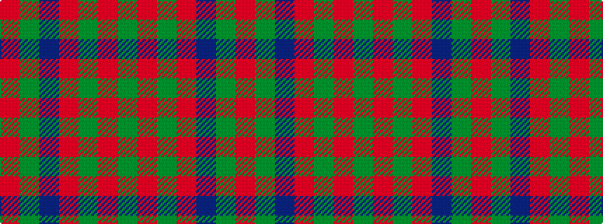 idealised woven sample of pattern GRGRBGR