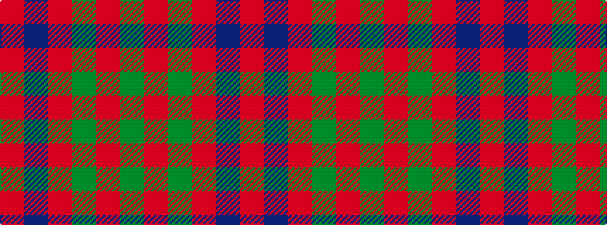 idealised woven sample of pattern GRGRBR