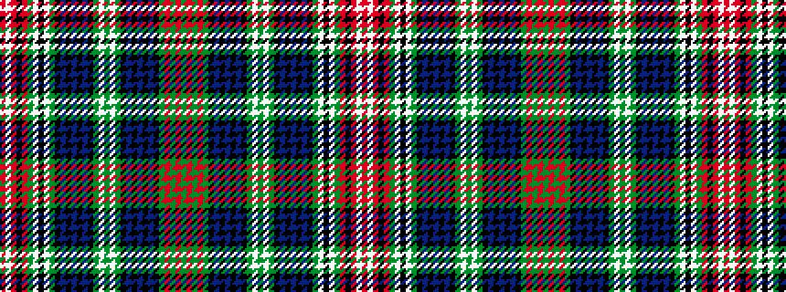 idealised woven sample of pattern GRGRGKBKBKBKGWGWGKBKBKBKGWKWGRKRWR