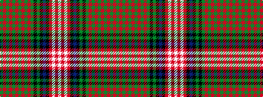 idealised woven sample of pattern GRGRGRGRGRGKGKBKRWRW