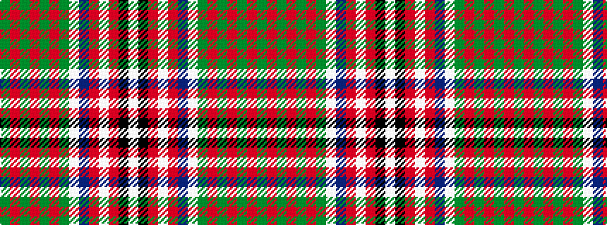idealised woven sample of pattern GRGRGRGWBRWRKW