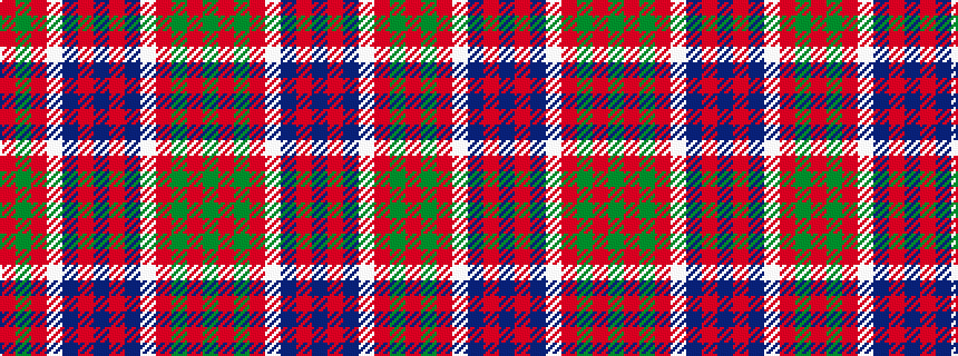 idealised woven sample of pattern GRGRWBRBRBWRGR