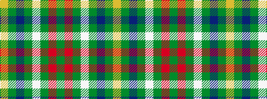 idealised woven sample of pattern GRGWGBGY