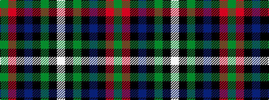 idealised woven sample of pattern GRKBKGKW
