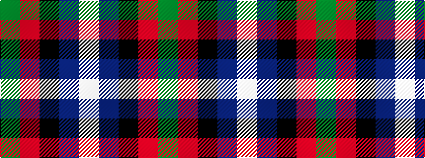 idealised woven sample of pattern GRKBW