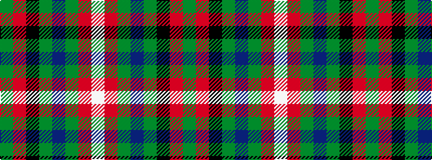 idealised woven sample of pattern GRKGBGRW