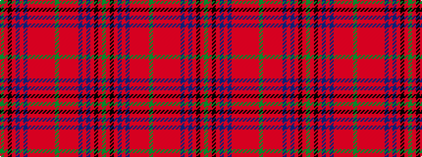 idealised woven sample of pattern GRKRBRBRRRRRGRRRRRRRBRBRKRG