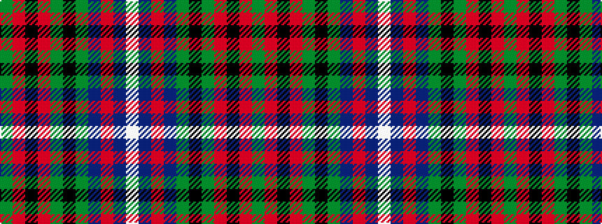 idealised woven sample of pattern GRKRGKGBRBW