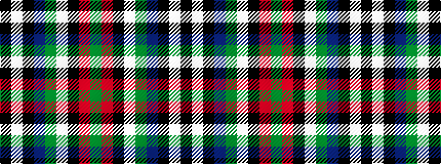 idealised woven sample of pattern GRKWGBKWK